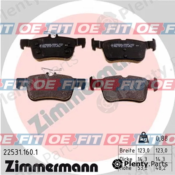 Schaeferbarthold 315060330322 — Brake Pad Set, disc brake OE-FIT Ref. FORD 2 465 422