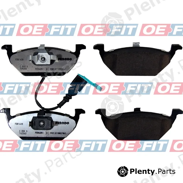 Schaeferbarthold 315181920222 — Brake Pad Set, disc brake OE-FIT+ Ref. VW 1K0 698 151 A