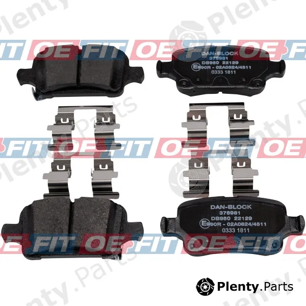 Schaeferbarthold 315162560322 — Brake Pad Set, disc brake OE-FIT Ref. OPEL 95526568