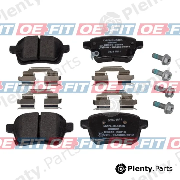 Schaeferbarthold 315162580222 — Brake Pad Set, disc brake OE-FIT+ Ref. OPEL 95524971