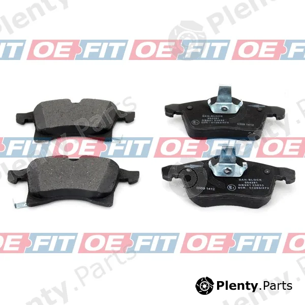 Schaeferbarthold 315162990222 — Brake Pad Set, disc brake OE-FIT+ Ref. OPEL 95516194