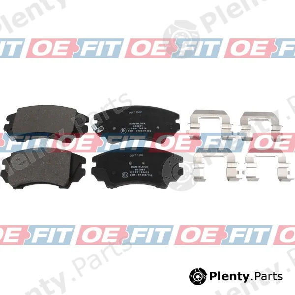 Schaeferbarthold 315162650222 — Brake Pad Set, disc brake OE-FIT+ Ref. OPEL 95516195