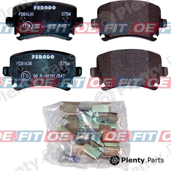 Schaeferbarthold 315181630222 — Brake Pad Set, disc brake OE-FIT+ Ref. VW 1K0 698 451 K