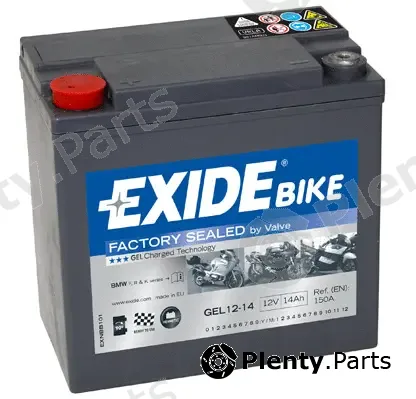 Tudor GEL12-14 — Starter Battery EXIDE GEL