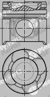 Nüral 87-136500-80 — Piston