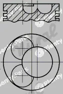 Nüral 87-522900-40 — Piston