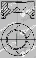 Nüral 87-283100-50 — Piston