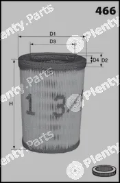 Mecafilter FA3461 — Air Filter