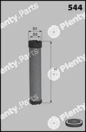 Mecafilter FA3464 — Secondary Air Filter
