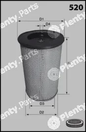 Mecafilter FA3453 — Air Filter