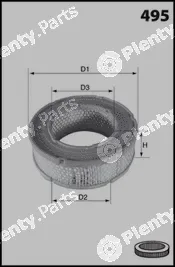 Mecafilter EL1231 — Air Filter