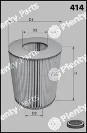 Mecafilter FA3623 — Air Filter