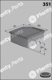 Mecafilter ELP9670 — Air Filter