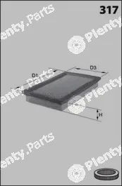 Mecafilter ELP9674 — Air Filter
