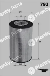 Mecafilter ELH4535 — Oil Filter