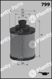 Mecafilter ELH4530 — Oil Filter