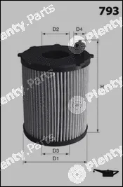 Mecafilter ELH4795 — Oil Filter