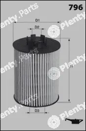 Mecafilter ELH4793 — Oil Filter