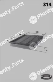 Mecafilter ELP9673 — Air Filter