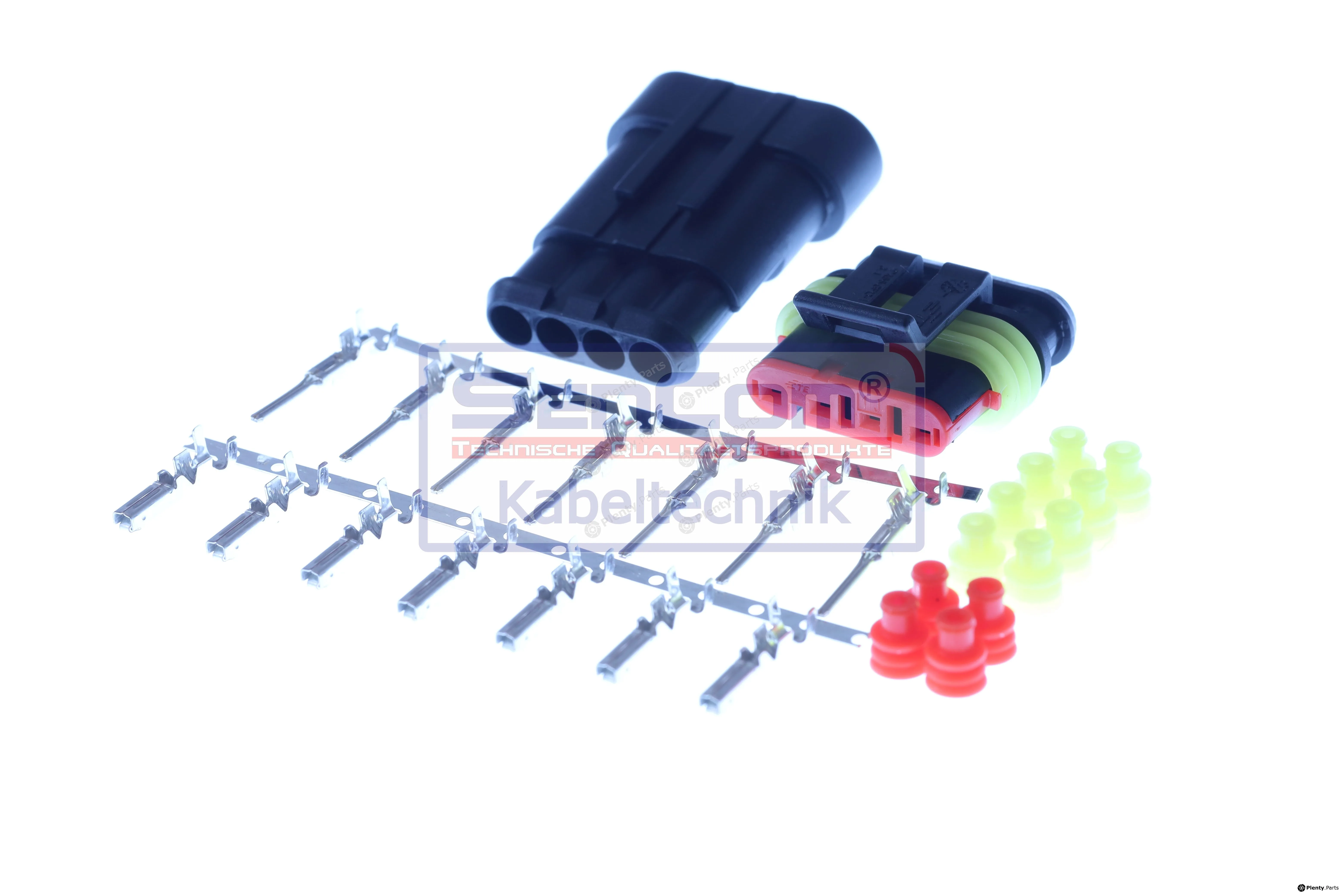SenCom CS20331 — Plug Connector SuperSeal weiblich + männlich 4 polig
