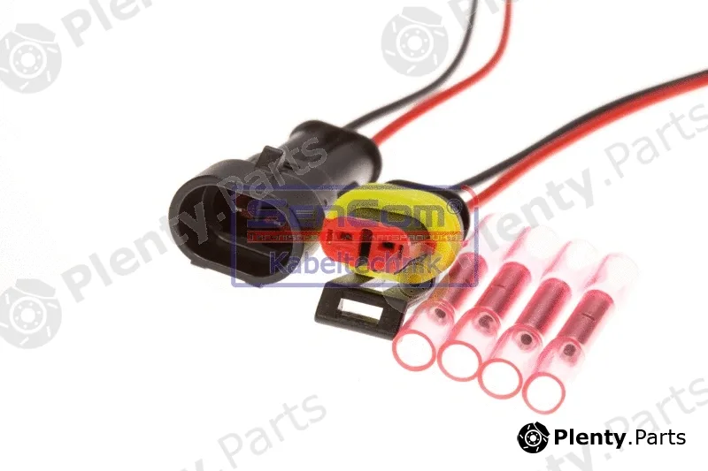 SenCom 305210-2 — Cable Repair Set, ignition coil 2 poliger Stecker mit Silikonkabel gedichtet
