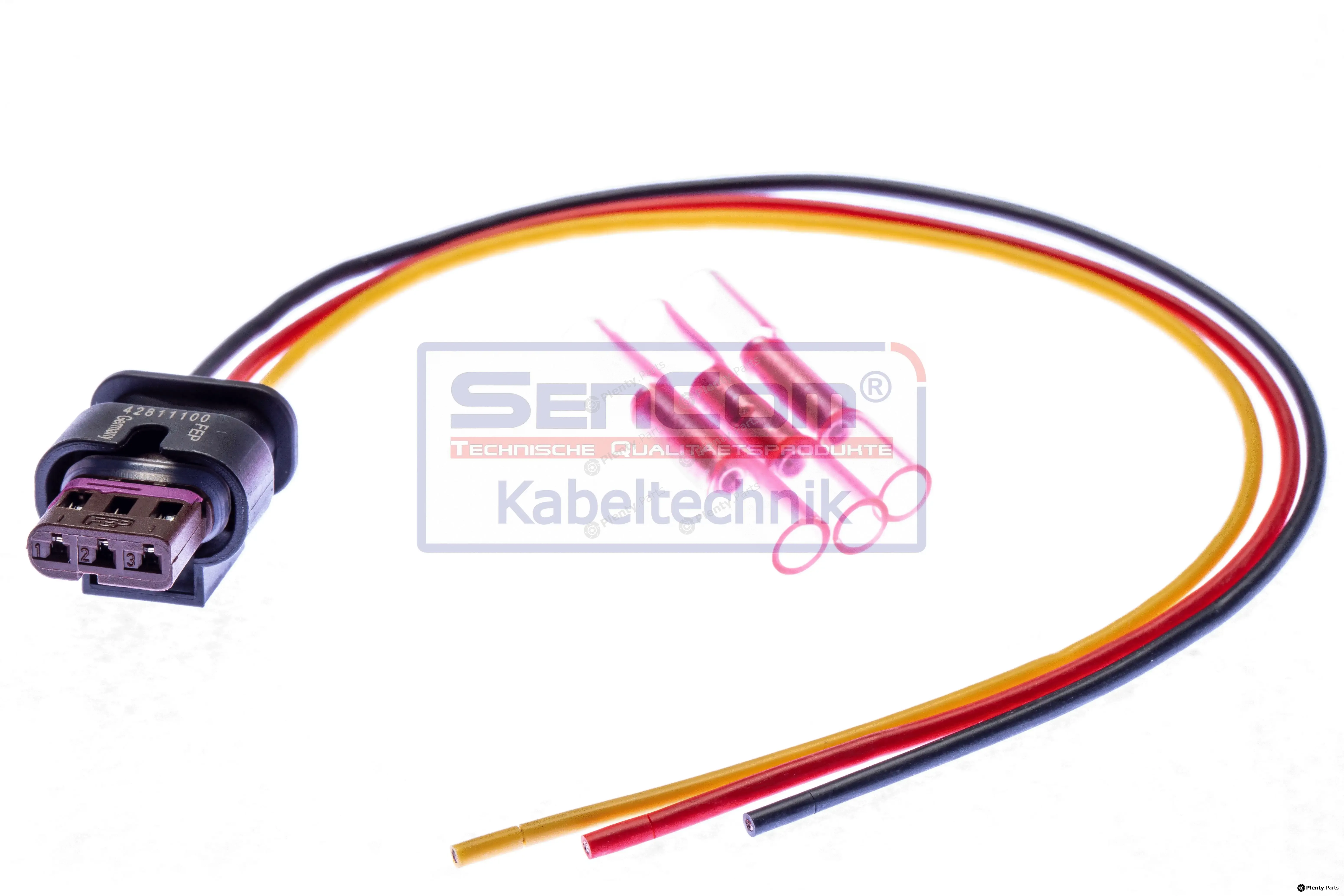 SenCom 20500 — Cable Repair Set, switch (reverse light) Reparatursatz Stecksystem VAG VG-Nr.: 4H0973703A