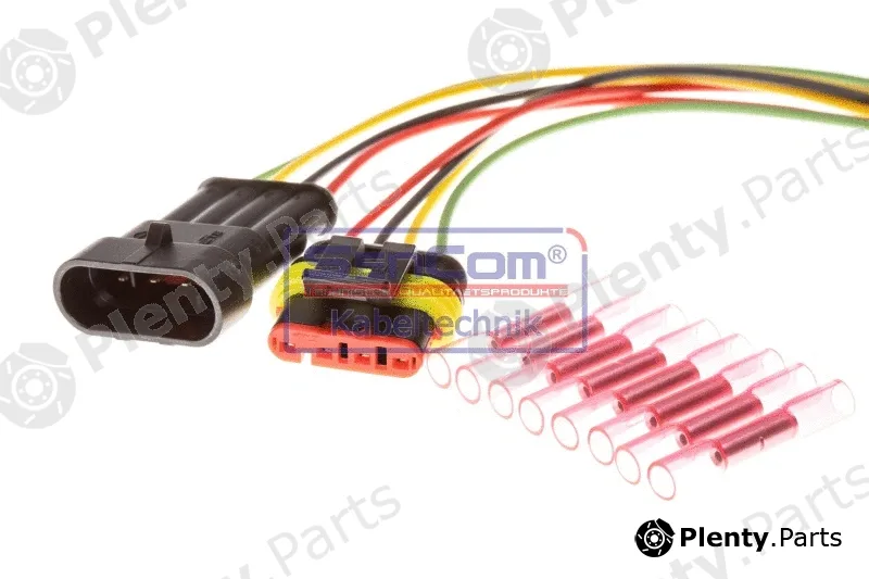 SenCom 305230-2 — Cable Repair Set, central electrics 4 poliger Stecker mit Silikonkabel gedichtet