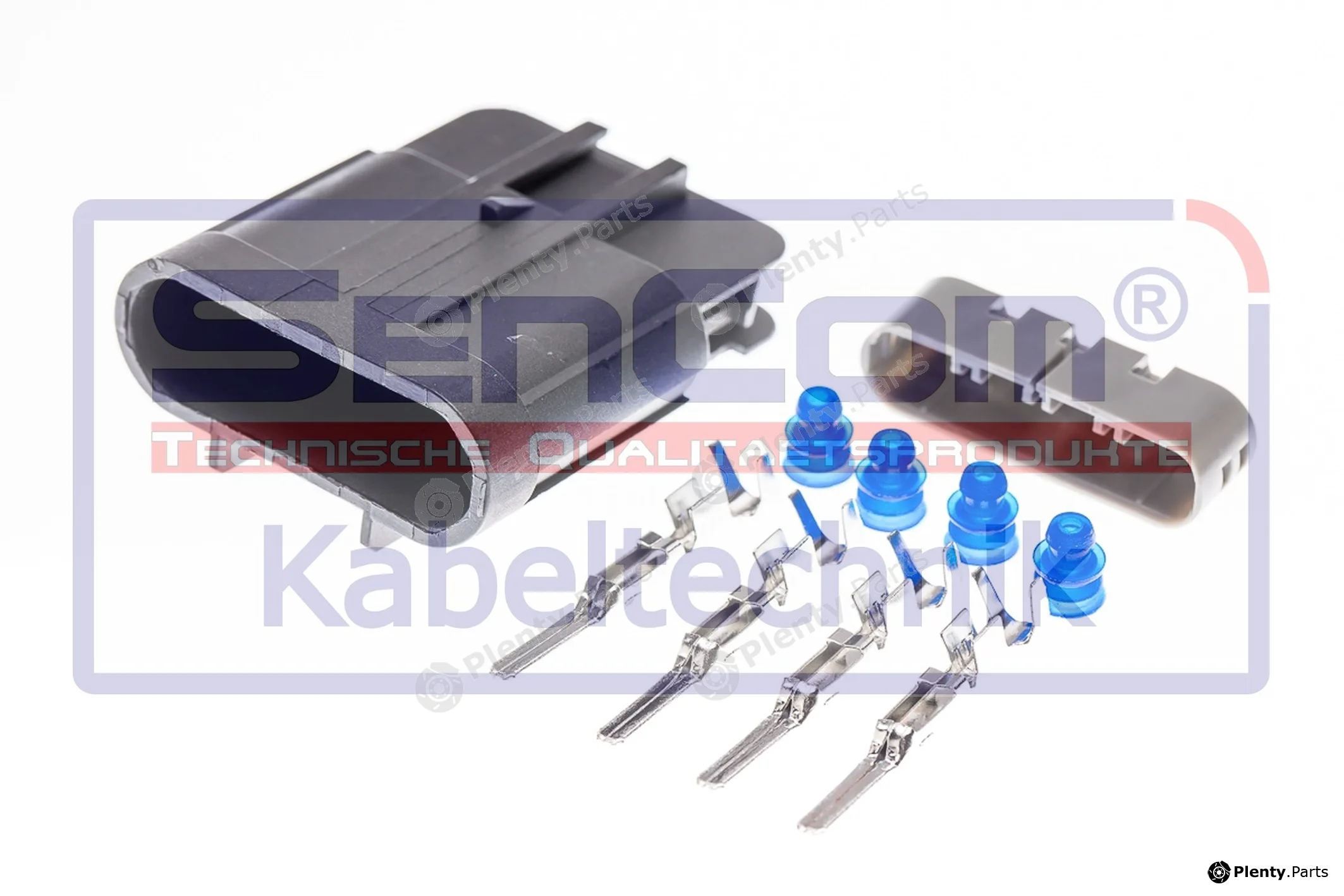 SenCom CSM12229 — Plug Connector männlich 4-polig