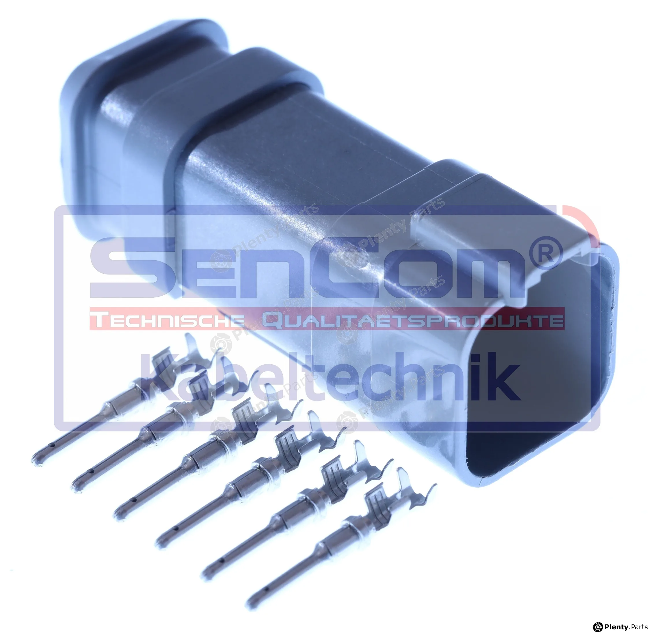 SenCom CSM12705 — Plug Connector männlich 6-polig