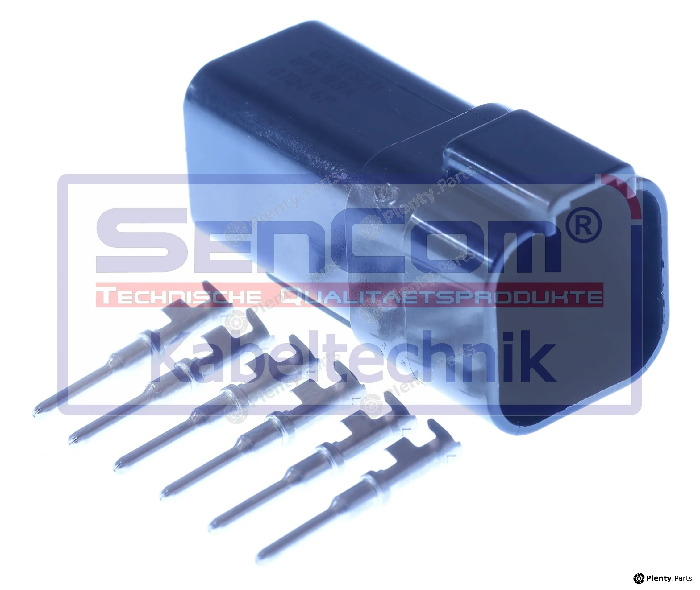 SenCom CSM12640 — Plug Connector männlich 6-polig