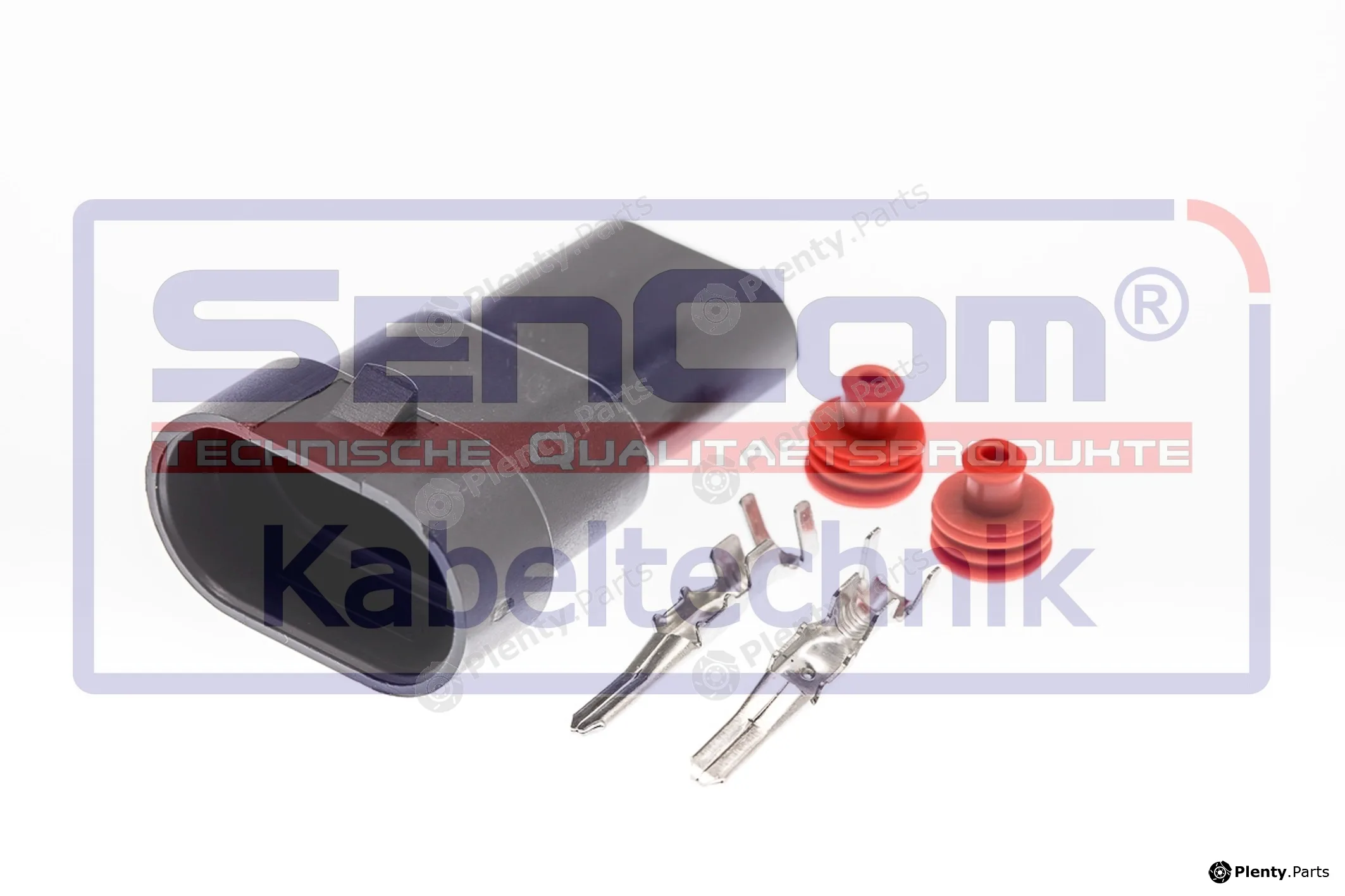 SenCom CSM10428 — Plug Connector männlich 2-polig