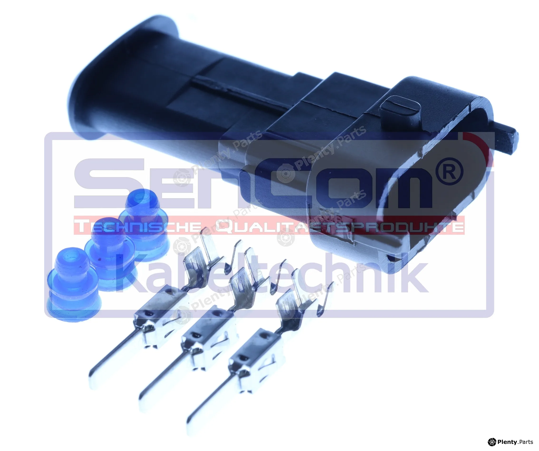 SenCom CSM11586 — Plug Connector männlich 3-polig