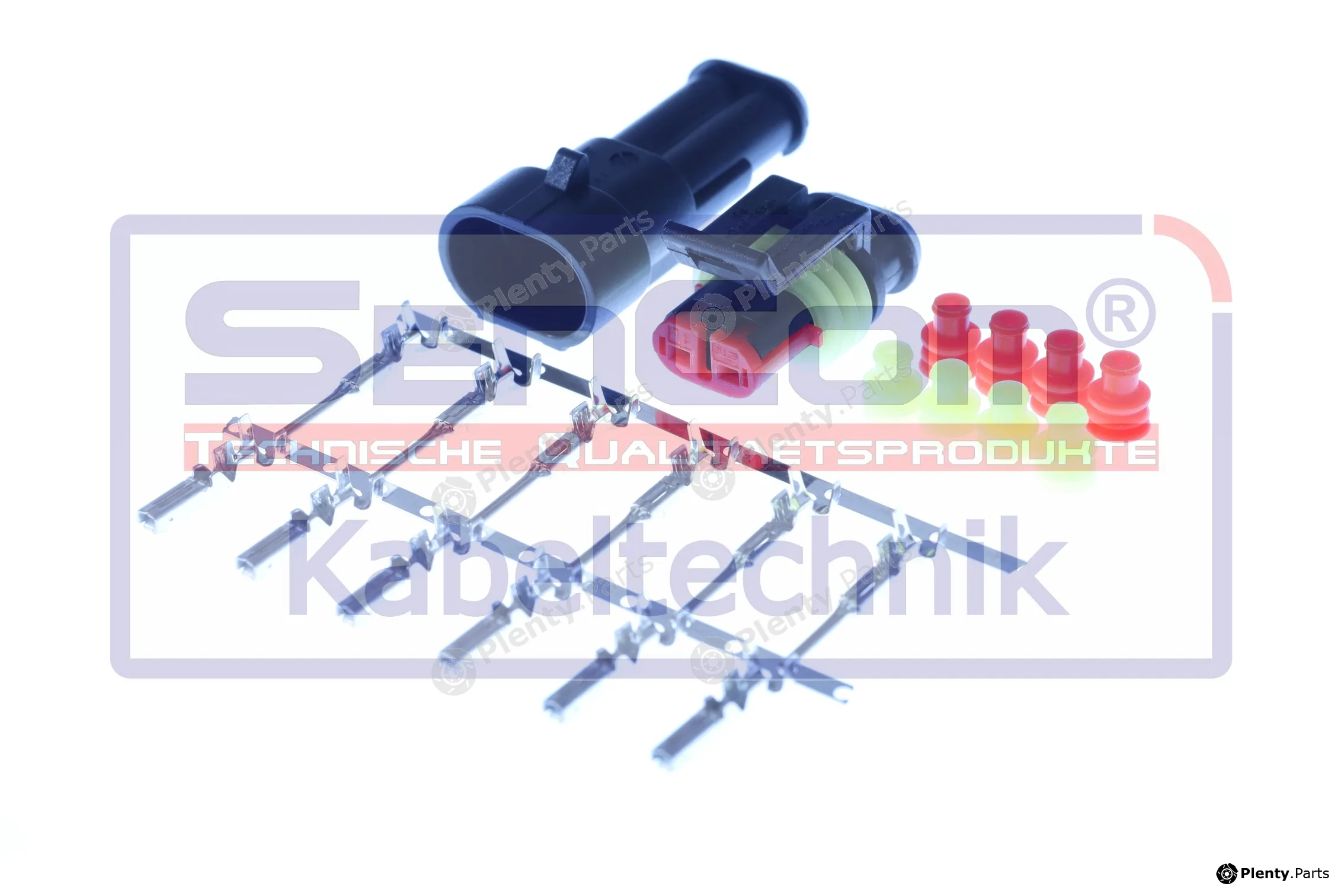 SenCom CS20329 — Plug Connector SuperSeal weiblich + männlich 2 polig