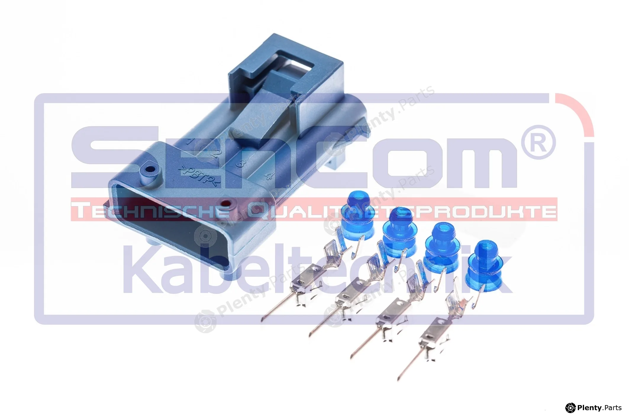 SenCom CSM12278 — Plug Connector männlich 4-polig