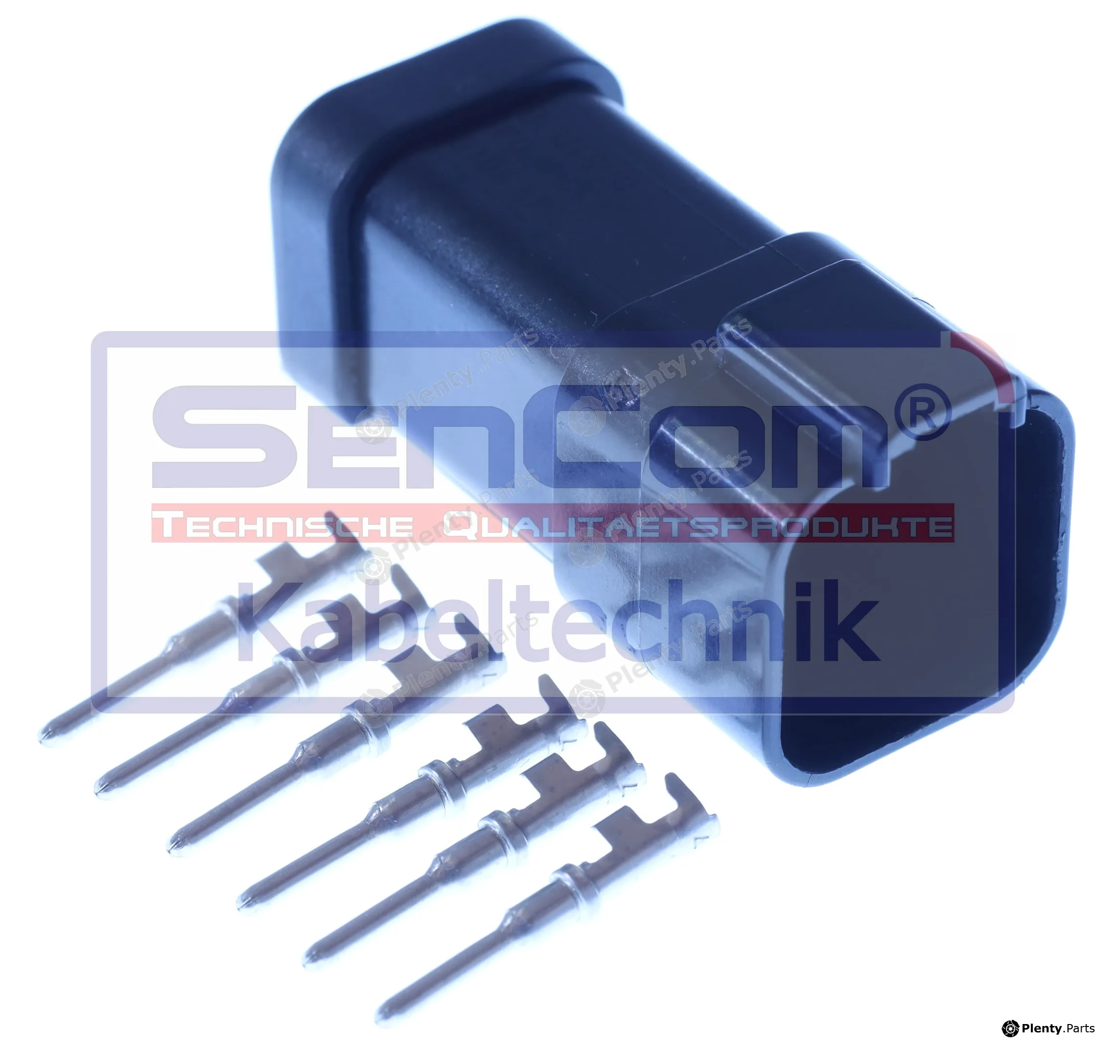 SenCom CSM12639 — Plug Connector männlich 6-polig