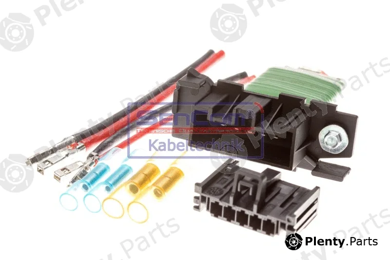 SenCom 10207-S — Cable Repair Set, interior heating fan, (eng. preheat sys.) Widerstand Inneraumgebläse