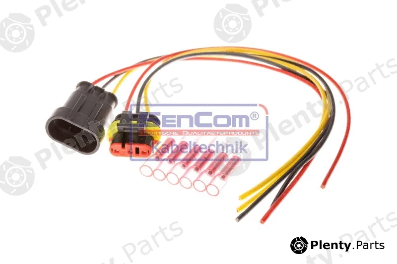 SenCom 305200-2 — Repair Kit, cable set 3 poliger Stecker mit Silikonkabel gedichtet