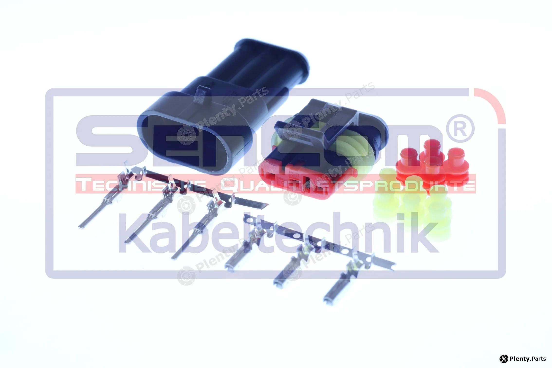 SenCom CS20330 — Plug Connector SuperSeal weiblich + männlich 3 polig