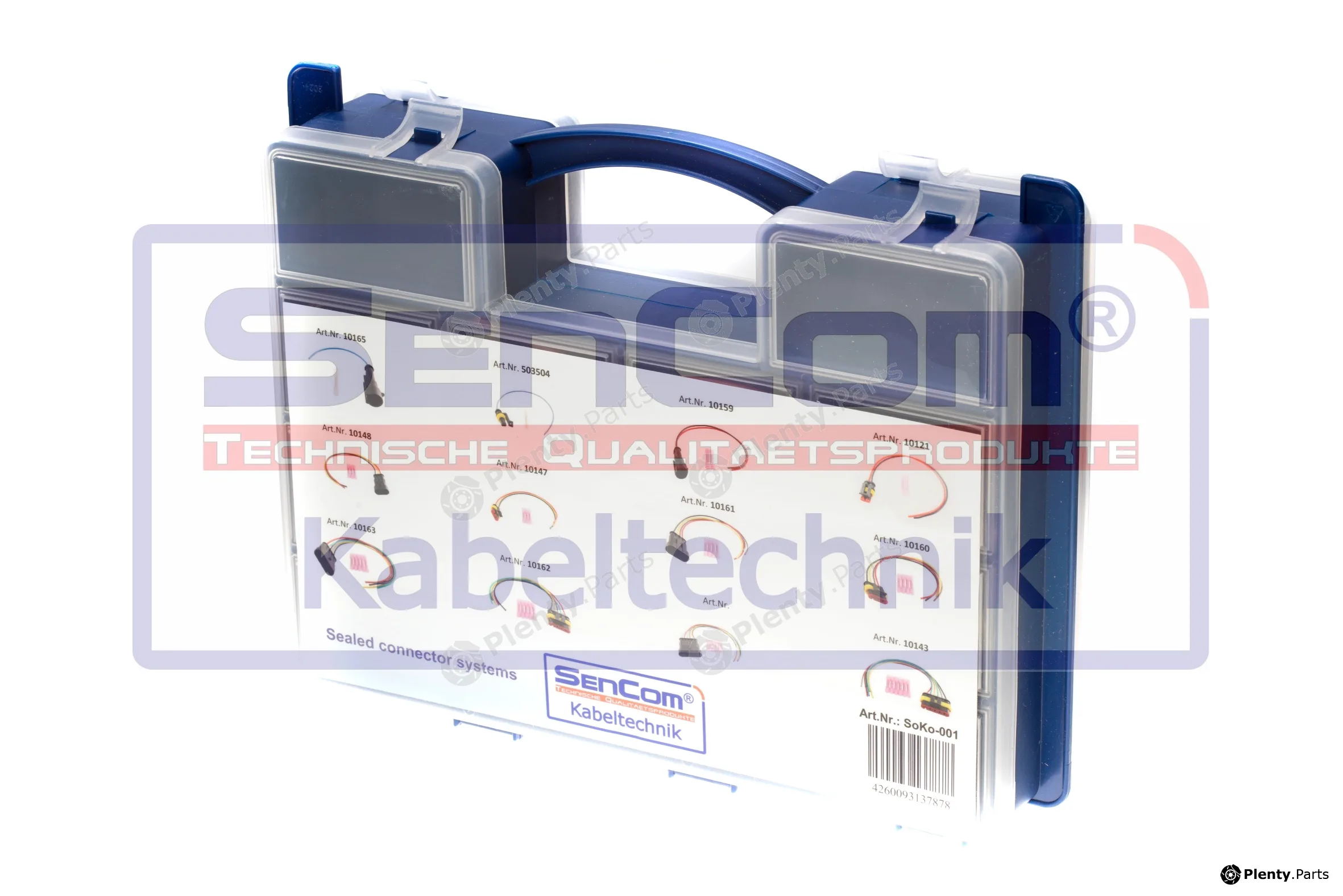 SenCom SoKo-001 — Assortment, cable repair set Sortimentskoffer mit SuperSeal Stecksystemen