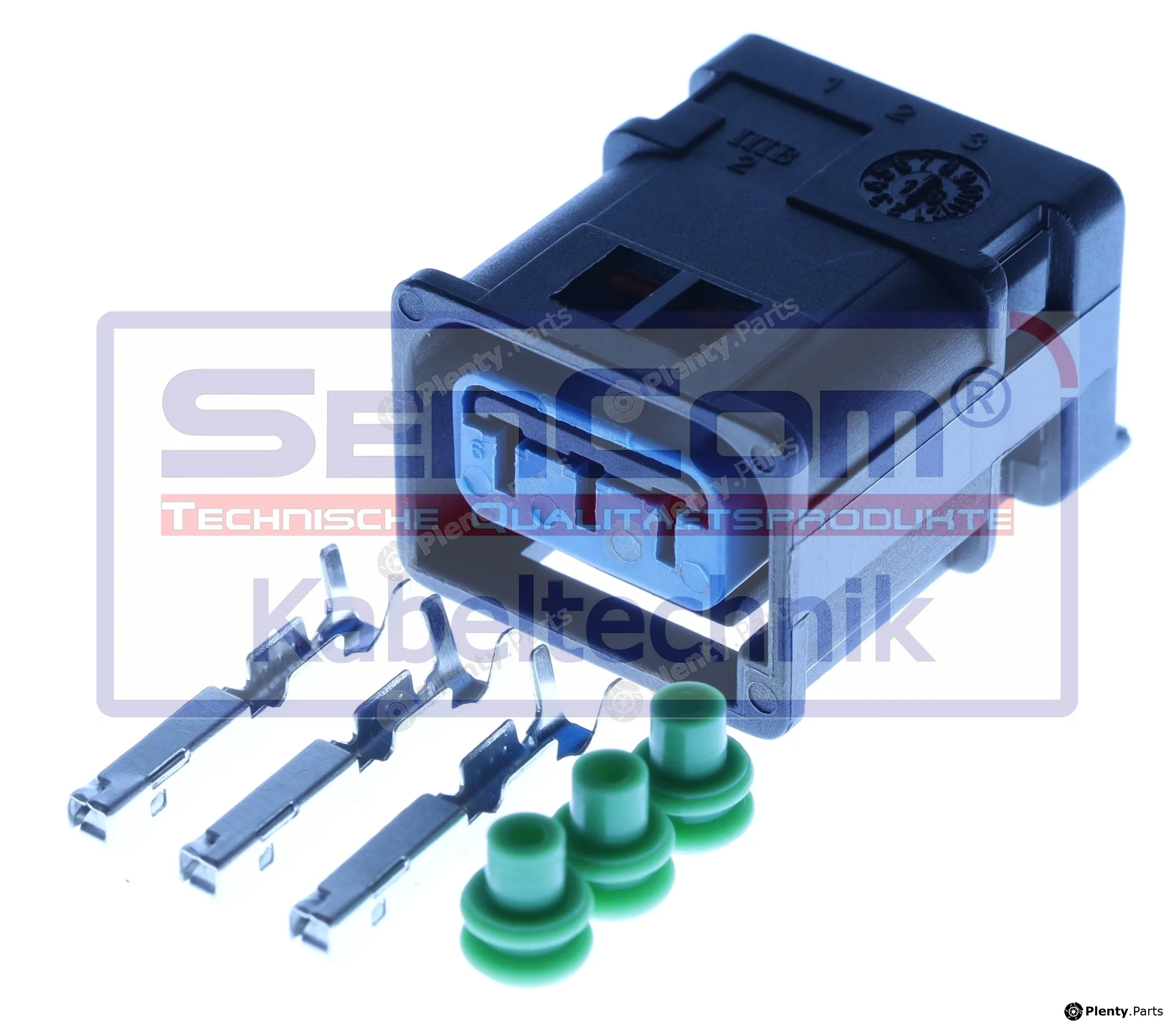 SenCom CSF11585 — Plug Connector weiblich 3-polig