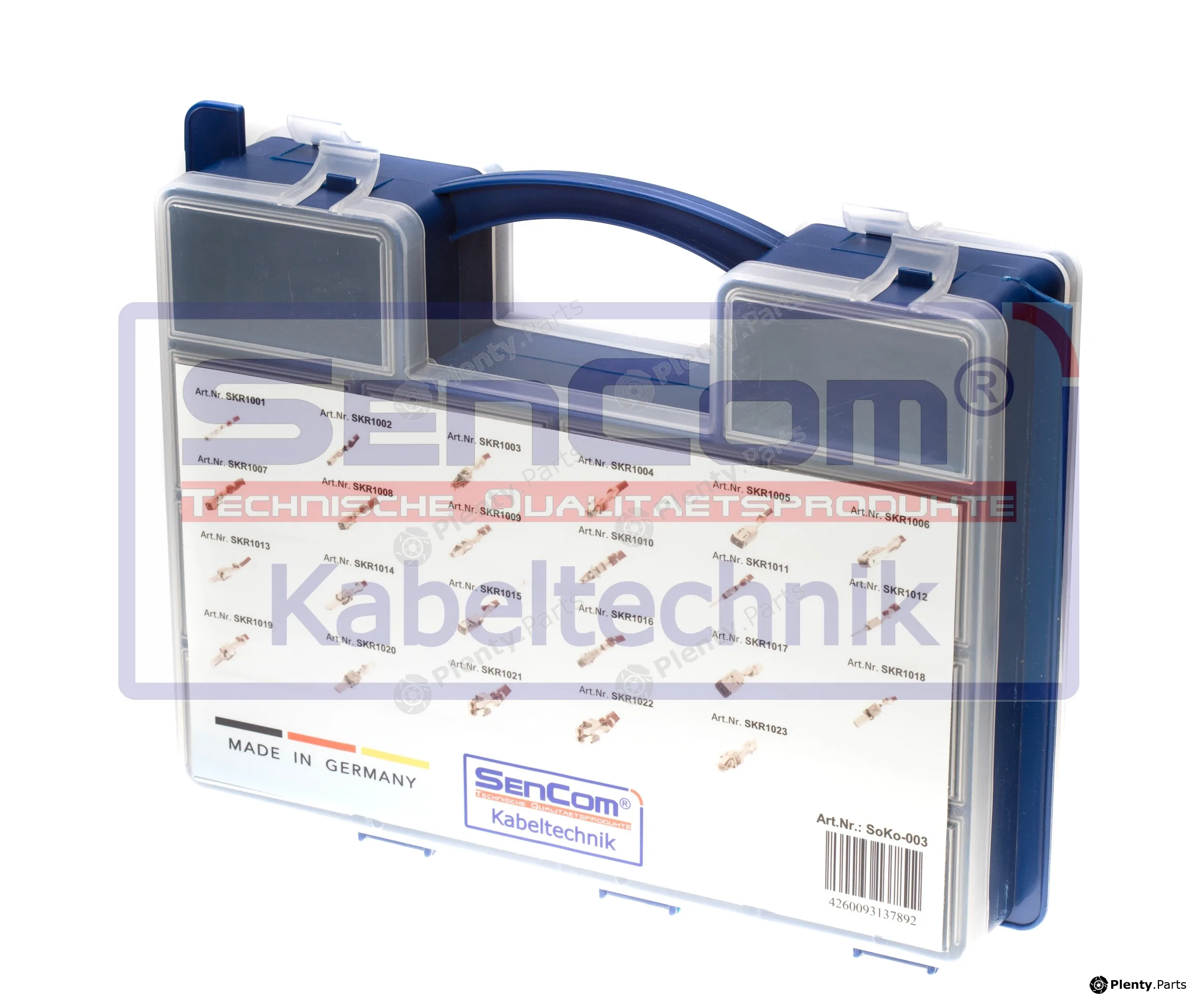 SenCom SoKo-003 — Assortment, cable repair set Sortimentskoffer mit Reparaturleitungen (Terminals vormont.)