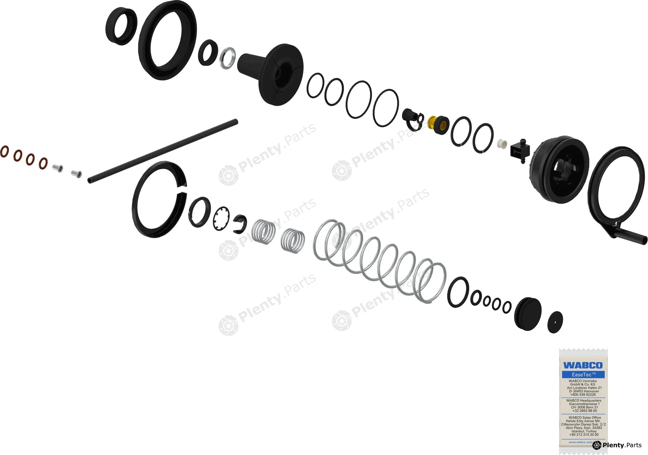 WABCO 9700519052 — Repair Kit, manual transmission