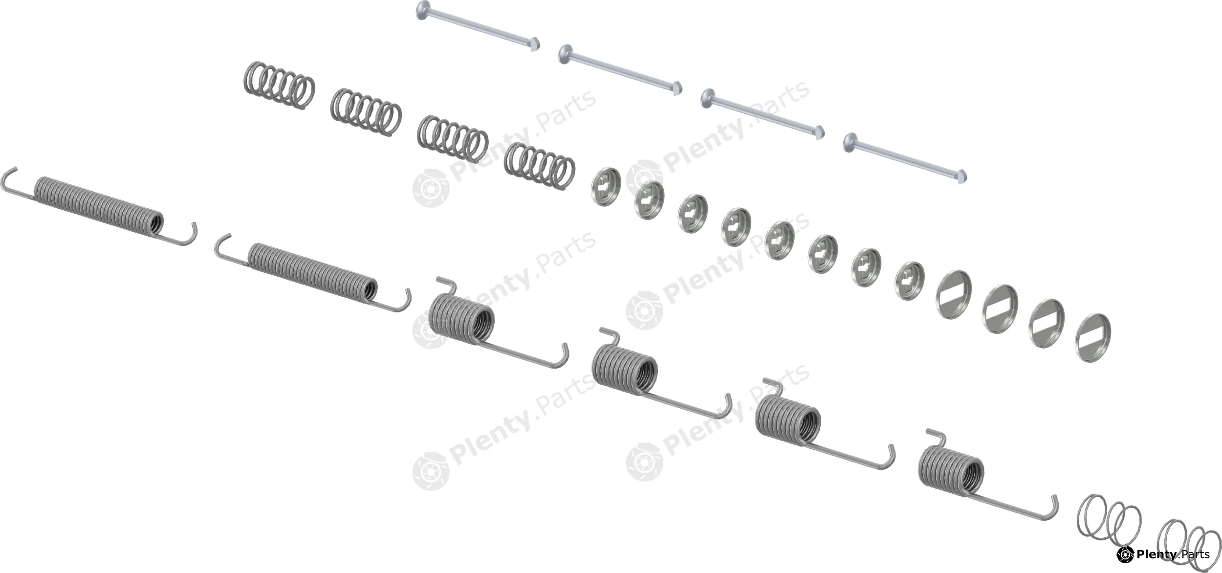 WABCO 12999118VT — Spring Set, brake shoes (drum brake trailer)