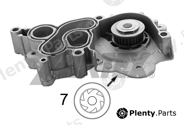 Airtex 2076 — Water Pump, engine cooling