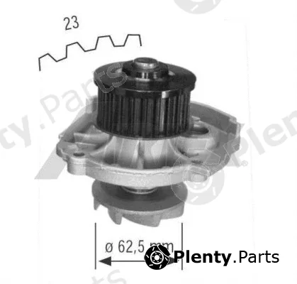 Airtex 1661 — Water Pump, engine cooling