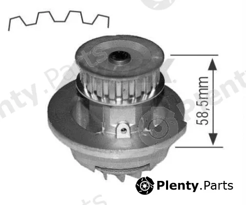 Airtex 1163 — Water Pump, engine cooling