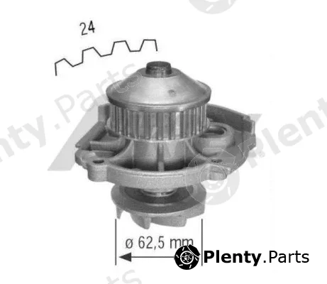 Airtex 1616 — Water Pump, engine cooling