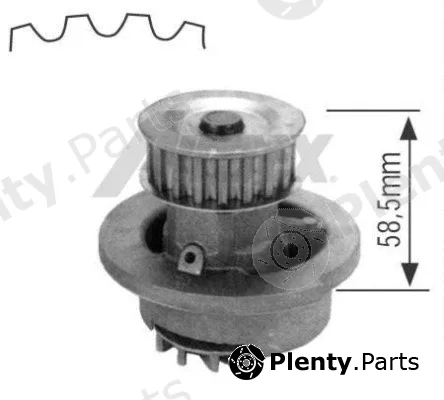 Airtex 1164 — Water Pump, engine cooling