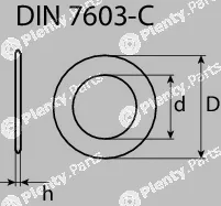 SWGAutomotive 4620162280 — Seal Ring, oil drain plug