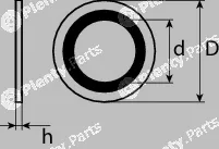 SWGAutomotive 464162480 — Seal Ring, oil drain plug